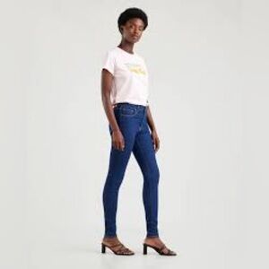 Levi's Premium 720 High Rise Super Skinny Dark Denim Jeans Womens Stylish Sz 30